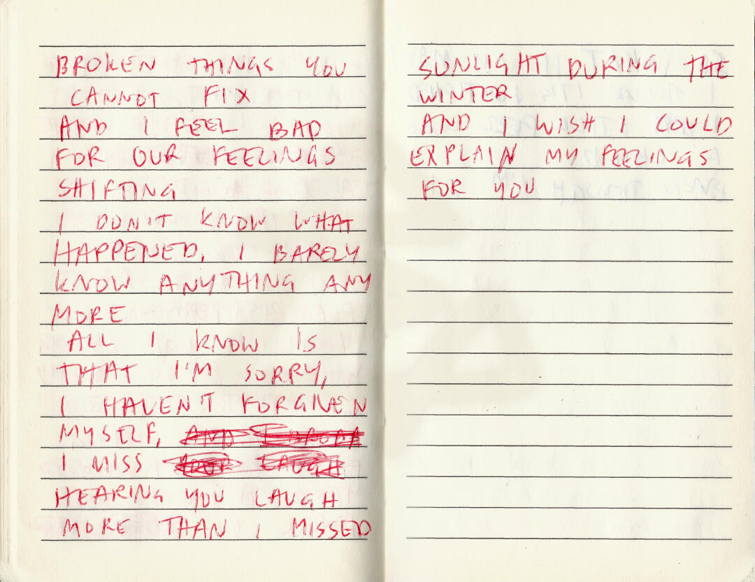 i want to ask you to teach me how to care (2019) 2/2